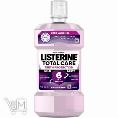 Сравнить цены на Ополаскиватель для ротовой полости Listerine Total Care Защита от кариеса 500мл