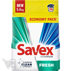 Стиральный порошок Savex Premium Fresh 5,4кг