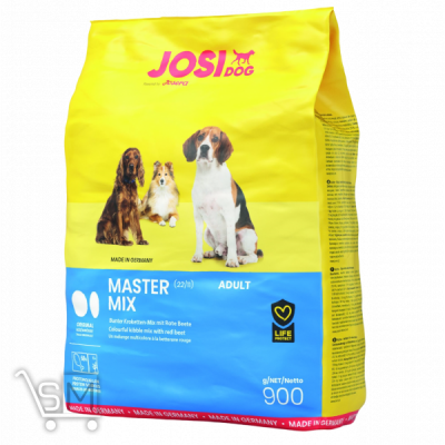 Сравнить цены на Корм сухой JosiDog Master Mix со свеклой для собак 900г