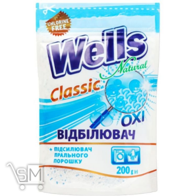 Сравнить цены на Отбеливатель Wells Natural Classic Oxi 200г