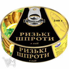 Шпроти Fish Line Ризькі в олії 240г
