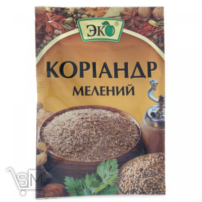 Сравнить цены на Коріандр Еко мелений 20г
