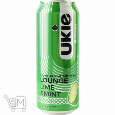 Сравнить цены на Пиво Ukie Lounge светлое со вкусом лайма и лимона 4,6% 0,5л