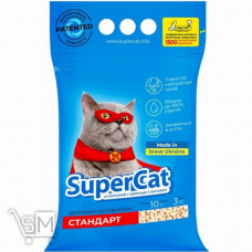 Наповнювач Super Cat Стандарт 3 кг Наповнювач Super Cat Стандарт 3 кг