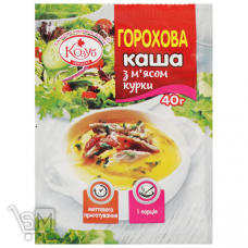 Каша гороховая Лукошко с мясом курицы 40г
