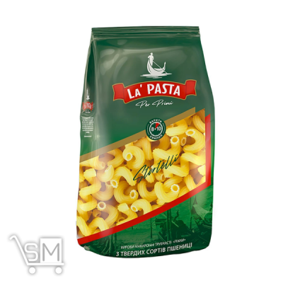 Сравнить цены на Макаронные изделия La Pasta Per Primi рожки 400г