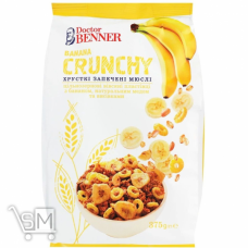 Кранчи Doctor Benner банановые 375г