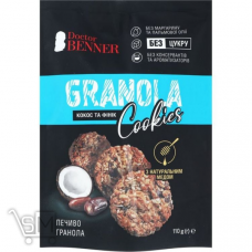 Печенье гранола Doctor Benner Кокос и финик 110г