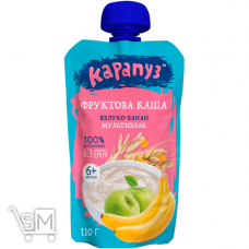 Каша фруктова Карапуз Яблуко-банан 110г Каша фруктова Карапуз Яблуко-банан 110г
