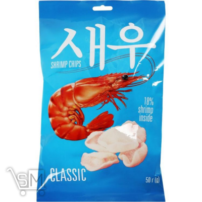 Сравнить цены на Чипсы креветочные Shrips Классические 50г