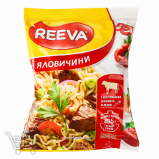 Лапша Reeva со вкусом говядины 85г