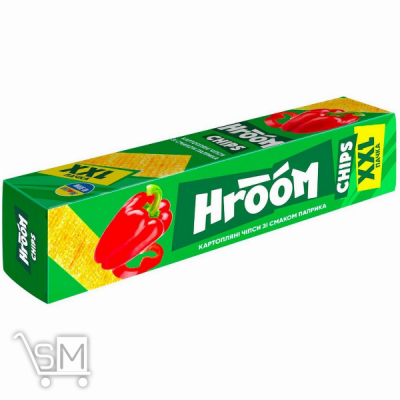 Сравнить цены на Чипсы Hroom! со вкусом паприки 100г