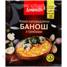 Каша Добродія Банош с грибами кукурузная 40г