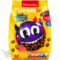 Шарики Добродия Yummoji шоколадные 250г