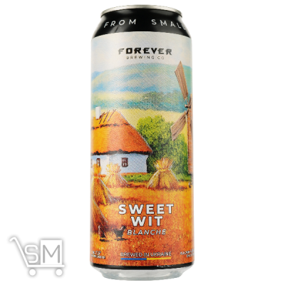 Сравнить цены на Пиво Volynski Browar Forever Sweet Wit пшеничное светлое нефильтрованное 4,5% 0,5л