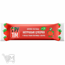 Конфеты натуральные Фрутим Аппетитная Клубника яблочно-клубничные без сахара 50г