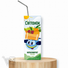 Нектар Свитанок мультифруктовый 0,2л