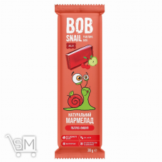 Мармелад Bob Snail фруктово-ягодный Яблоко-Вишня без сахара 38г