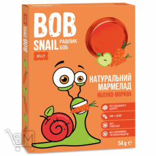Мармелад Bob Snail яблоко-морковь без сахара 54г