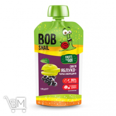 Смузі Bob Snail Яблуко-Чорна смородина 120г Смузі Bob Snail Яблуко-Чорна смородина 120г