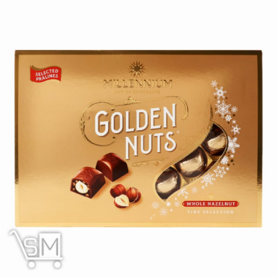 Сравнить цены на Цукерки Millennium Golden Nuts шоколадні з цілими горіхами 130г