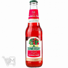 Сидр Somersby Малина-лайм 4,7% 0,33л