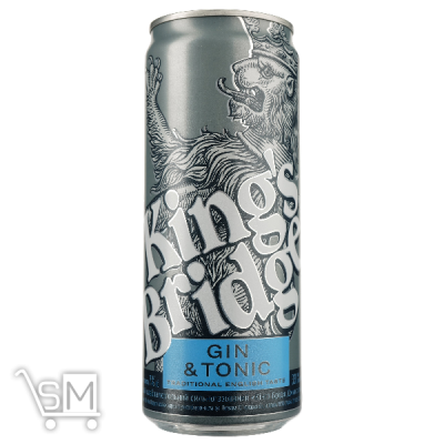 Сравнить цены на Напиток слабоалкогольный Kings Bridge Gin & Tonic 7% 0,33л