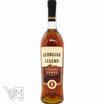 Сравнить цены на Коньяк Украины Georgian Legend 5 лет 40% 0,5л