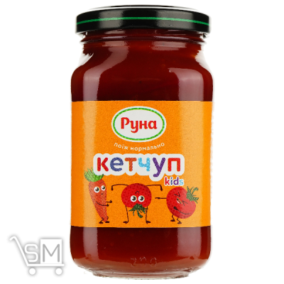 Сравнить цены на Кетчуп Руна Нежный для детей 230г