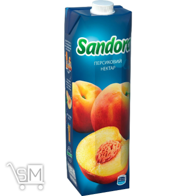 Сравнить цены на Нектар Sandora персиковый 0,95л