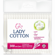 Ватні палички «Lady Cotton» 300шт.