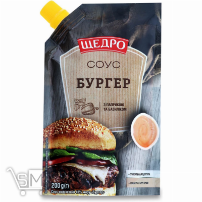 Сравнить цены на Майонезный соус Щедро Бургер 200г