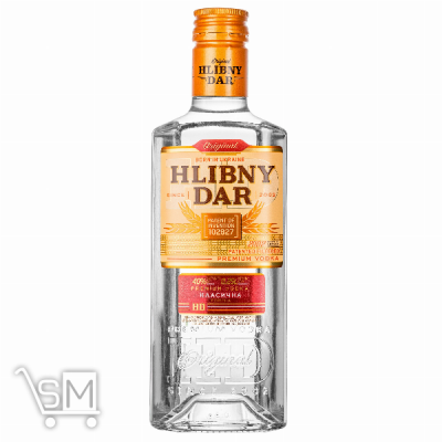 Сравнить цены на Горілка Hlibny Dar Класична 40% 250мл