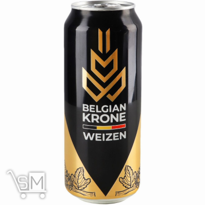 Сравнить цены на Пиво Belgian Krone Weizen світле нефільтроване 0,5л