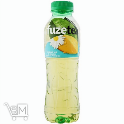Сравнить цены на Напій Fuzetea Чай зелений зі смаком манго та ромашки безалкогольний негазований 500мл