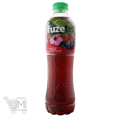 Сравнить цены на Напиток Fuzetea Чай черный со вкусом лесных ягод и гибискуса безалкогольный негазированный 1л