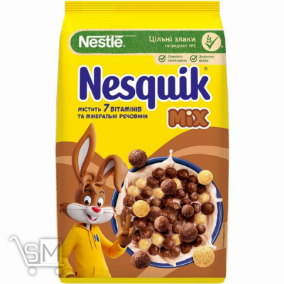 Сравнить цены на Завтрак сухой Nesquik Mix с витаминами и минеральными веществами 200г