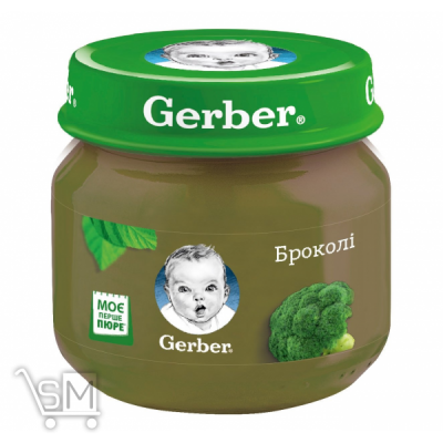 Сравнить цены на Пюре Gerber брокколі 80г