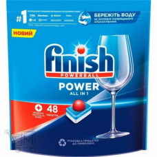 Таблетки для посудомоечных машин Finish All in 1 48шт