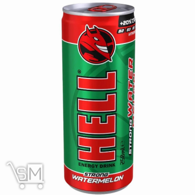Сравнить цены на Напій енергетичний Hell Кавун 250мл