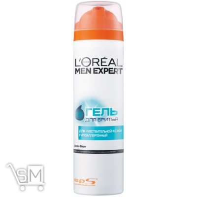 Сравнить цены на Гель «LOreal Paris» «Men Expert» алое вера для гоління 200мл