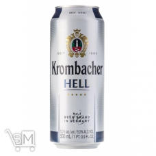 Пиво Krombacher Hell светлое 5% 0,5л