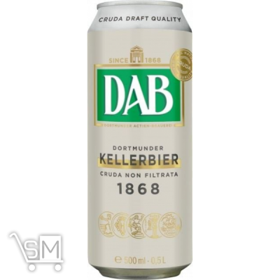 Сравнить цены на Пиво DAB Kellerbier світле нефільроване 5,6% 0,5л