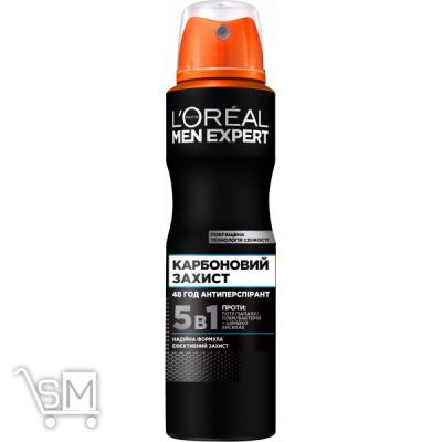 Сравнить цены на Дезодорант LOreal Paris Men Expert карбоновая защита 150мл