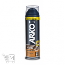 Гель для гоління Arko 2в1 з екстрактом кавових зерен 200мл