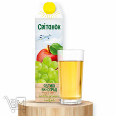 Нектар Світанок яблучно-виноградний 0,95л Нектар Світанок яблучно-виноградний 0,95л