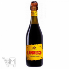 Вино ігристе Sizarini Lambrusco червоне напівсолодке 8% 0,75л Вино ігристе Sizarini Lambrusco червоне напівсолодке 8% 0,75л