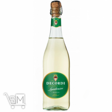 Вино игристое Decordi Lambrusco Amabile белое полусладкое 8% 0,75л