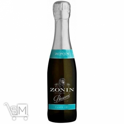 Сравнить цены на Вино игристое Zonin Prosecco Cuvee белое сухое 11% 200мл