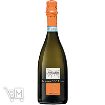 Сравнить цены на Вино игристое Dal Bello Prosecco Doc Trevisso Extra Dry белое сухое 11% 0,75л